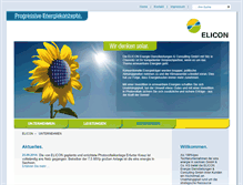Tablet Screenshot of elicon.de